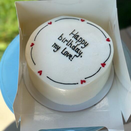 Бенто торт размер L Happy birthday my love