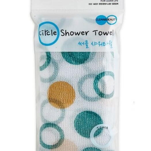Sung bo Cleamy Clean Beauty Мочалка для душа (28х95) Circle Shower Towel