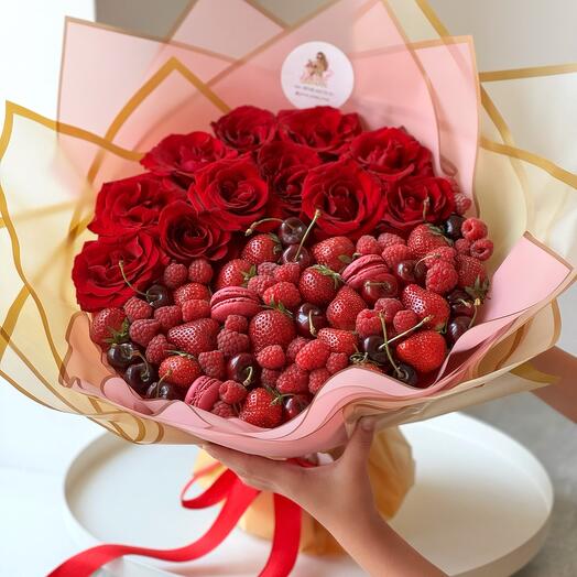 Roses with berries
