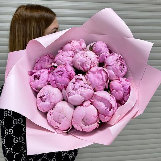 Pink peonies