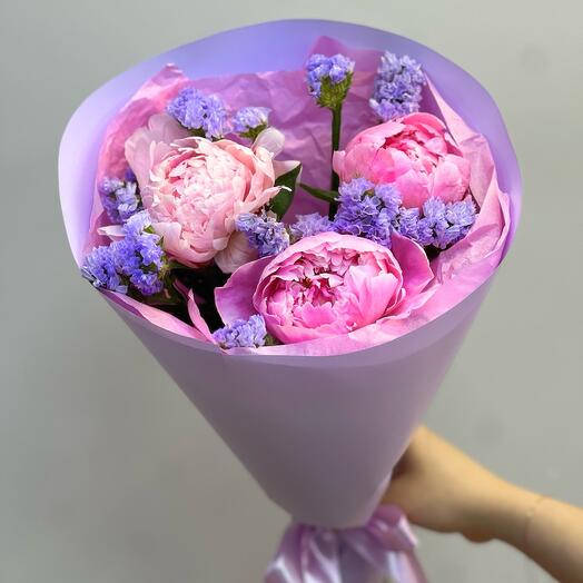 Pink peonies "Lavender"