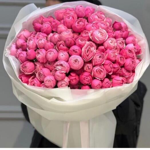 Букет из 31 пионавидных роз 💗