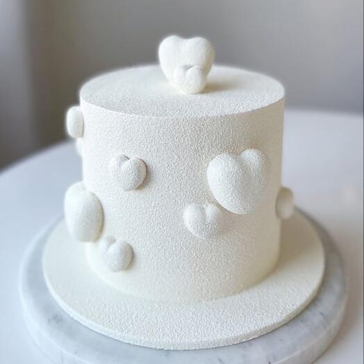 Торт Белое сердце