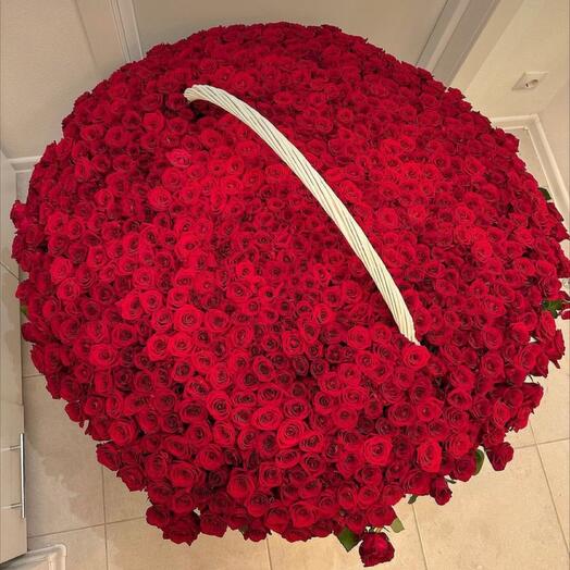 Корзина с цветам