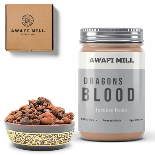 AWAFI MILL Dragon s Blood | Incense Resin - Bottle of 100 Gram