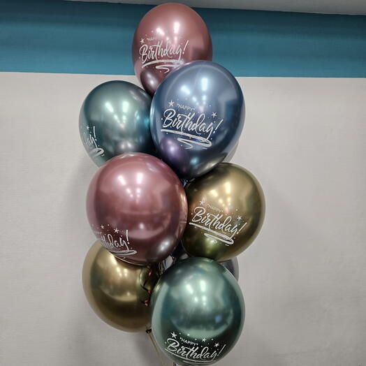 10 balonikow HappyBirthday