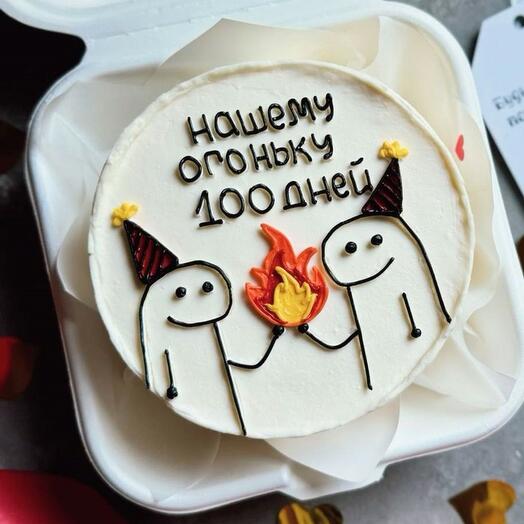 Бенто торт 100 дней на годовщину, жене,  мужу, любимому