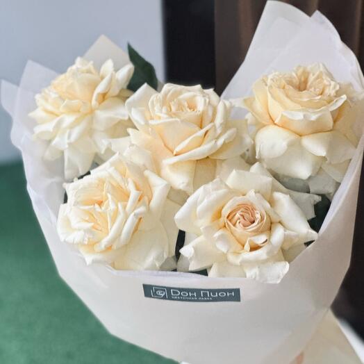 Французские розы 5 шт