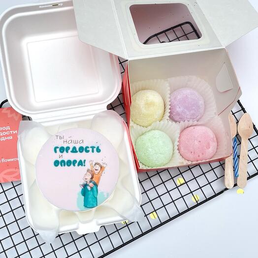 Бенто торт для папы с Моти 5