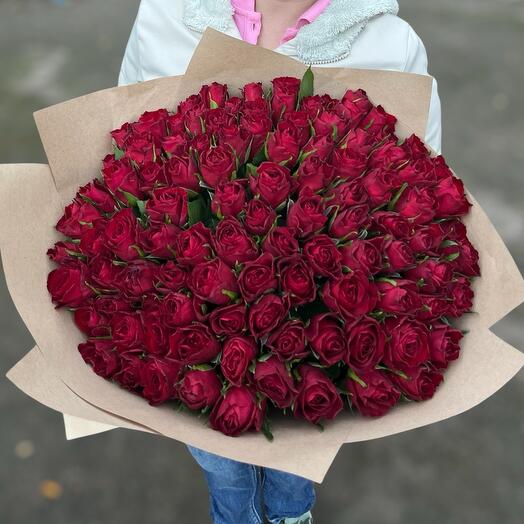 Розы 101 шт 50 см