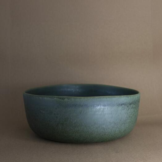 Decorative Portuguese Ceramic Stoneware Bowl