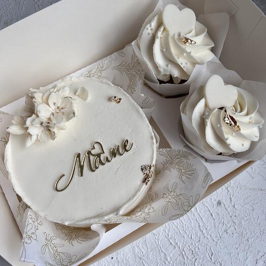 Conjunto blanco como la nieve para mamá
