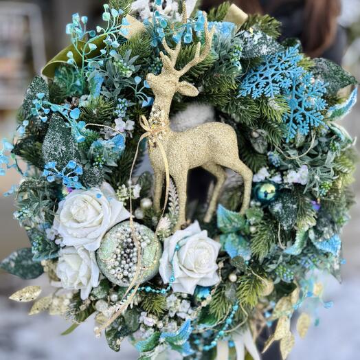 Венок с оленем