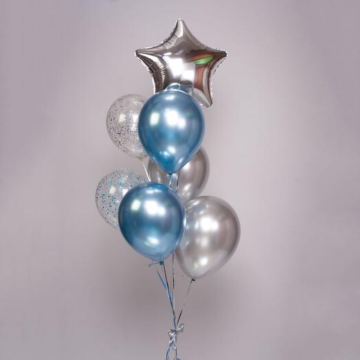 Воздушные шары с гелием сет 7