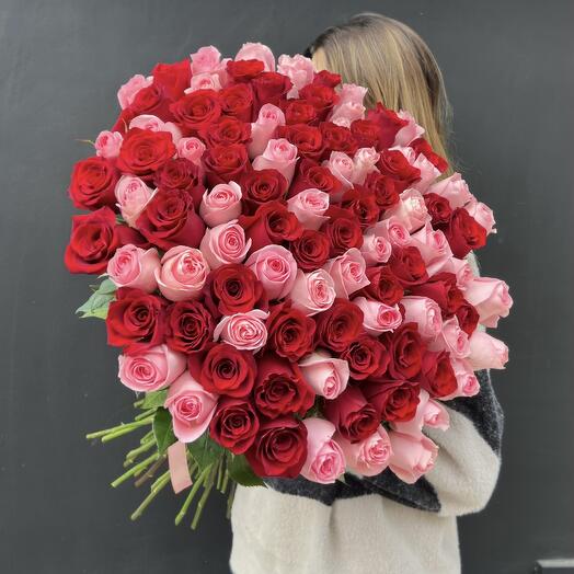 100 roses bouquet