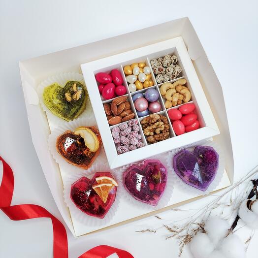 Подарочный набор "Чайные бомбочки и орехи"