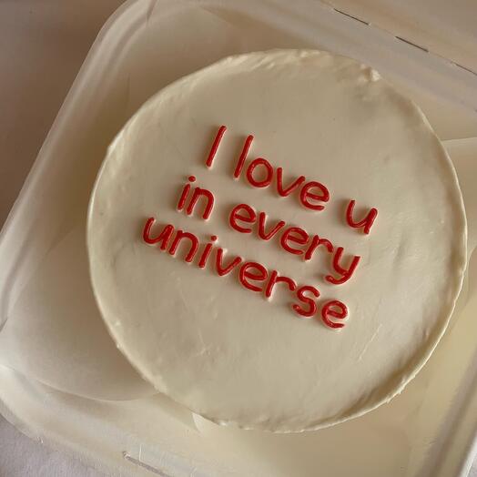 Бенто «i love u in every universe»