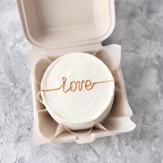 Бенто торт (love) на день всех влюбленных