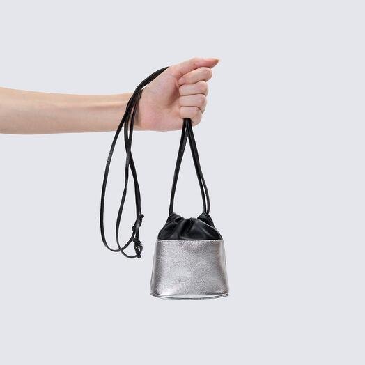 Двусторонняя сумкаBlackSilver,mini На день рождение/Новый год/8 марта/День учителя/14 февраля. Маме/ подруге, девушке. Коллеге