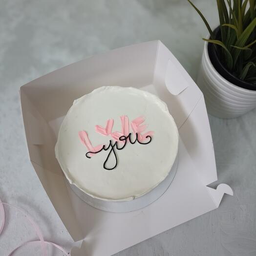 Бенто торт Love you