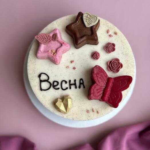 Торт из МОРОЖЕНОГО «Весна 🌷» на 8 порций