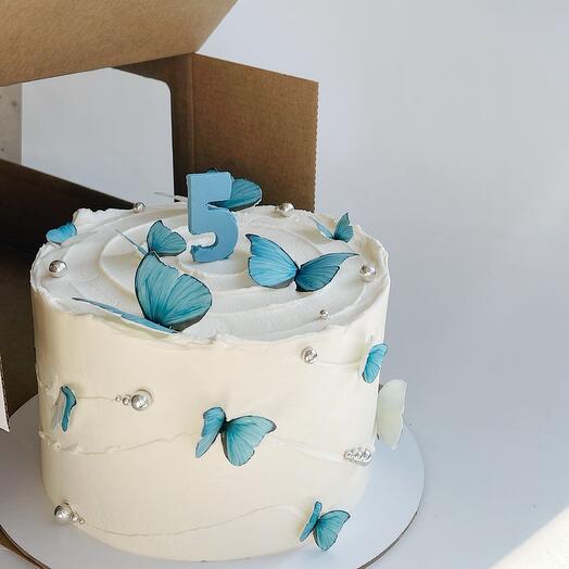 Butterfly cake for children
