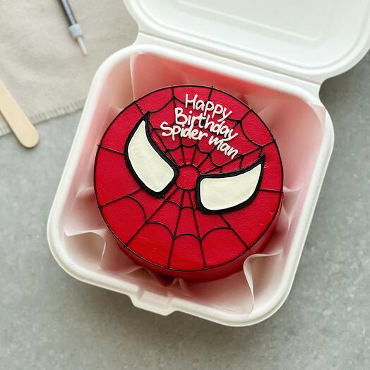 Бенто-торт для мужчины / мужа / парня / сына / подростка «Spider man»
