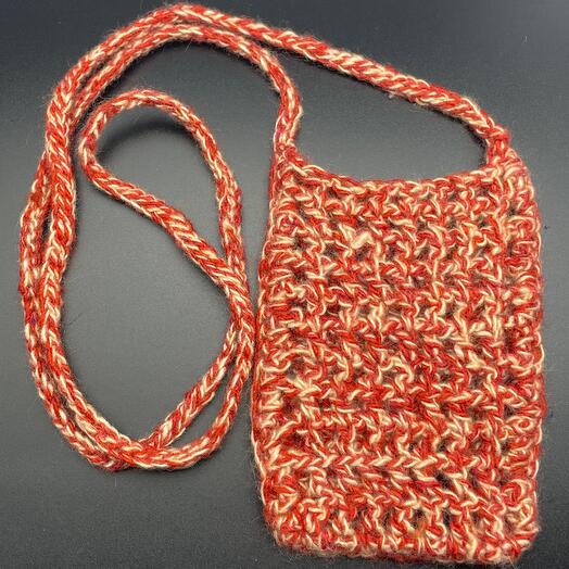 Вязанный чехол для телефона / очков