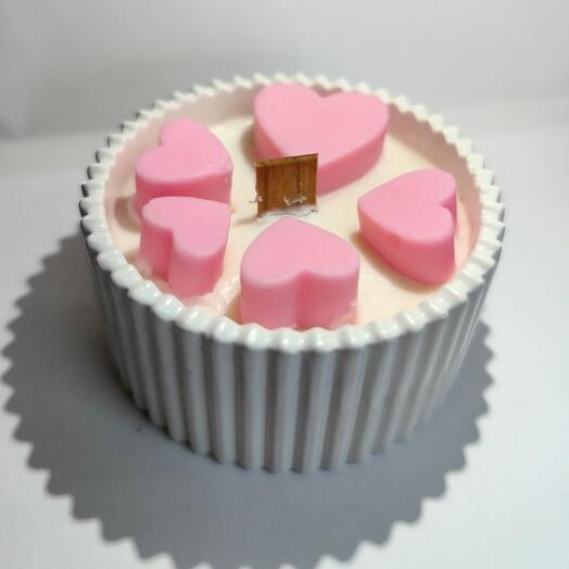 Аромасвеча Сердечки