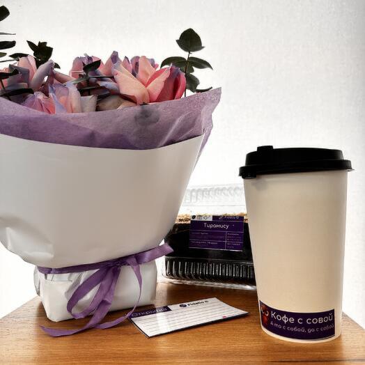 Набор: Букет с французской розой