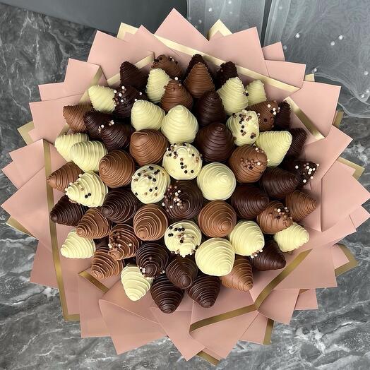 Three types of chocolate