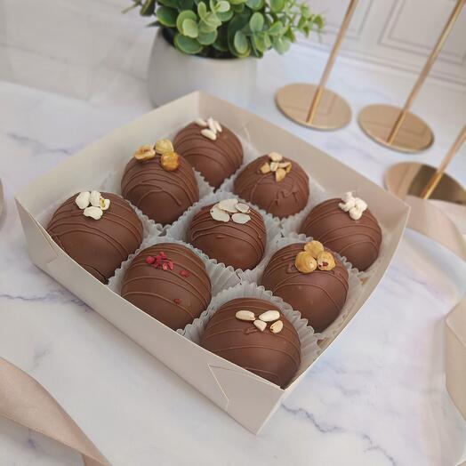 Пирожные картошка ассорти, 6 вкусов, 9шт