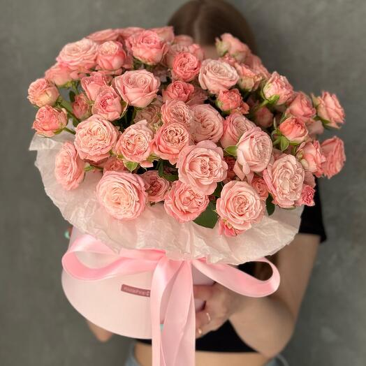 Цветы в коробке «Сладкий сон» на выбор💗