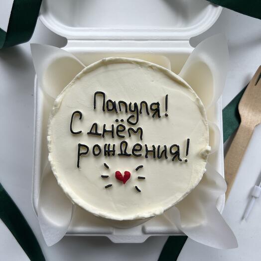 Бенто торт папуле с днем рождения ♥️