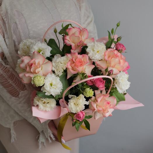 Французские розы в сумочке