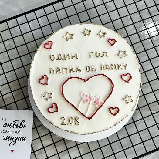 Бенто-торт на годовщину