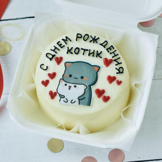 Бенто торт "котик"