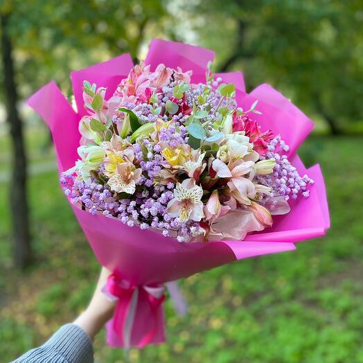 Яркий 💐 Микс из альстромерий
