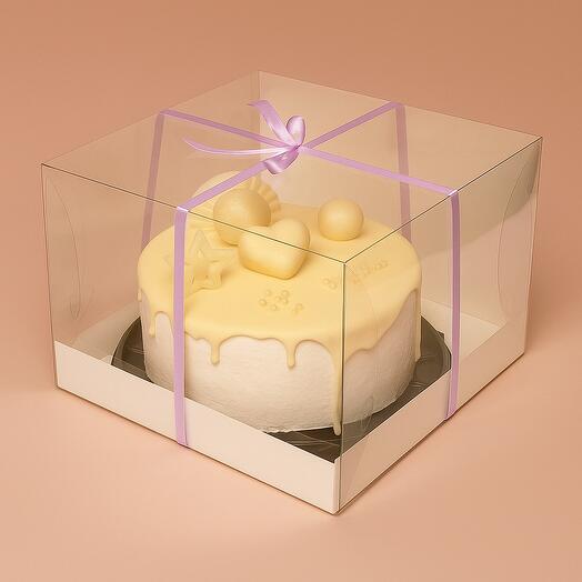 Ванильно-карамельный торт молочная девочка