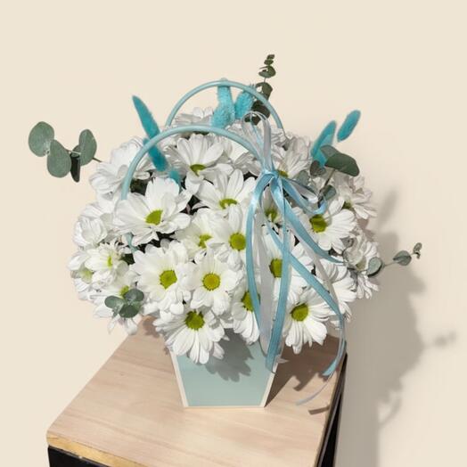 Flores en el bolso