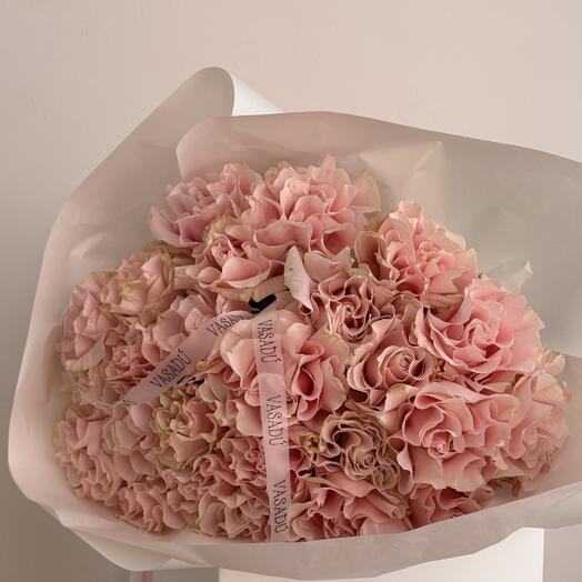 Букет из французских роз 25 штук