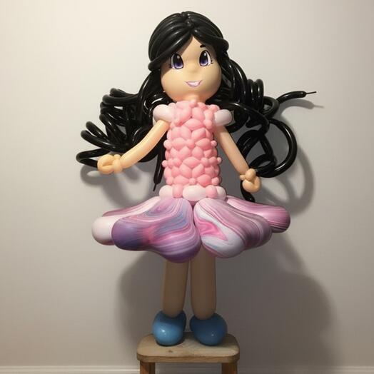 A doll made of balls