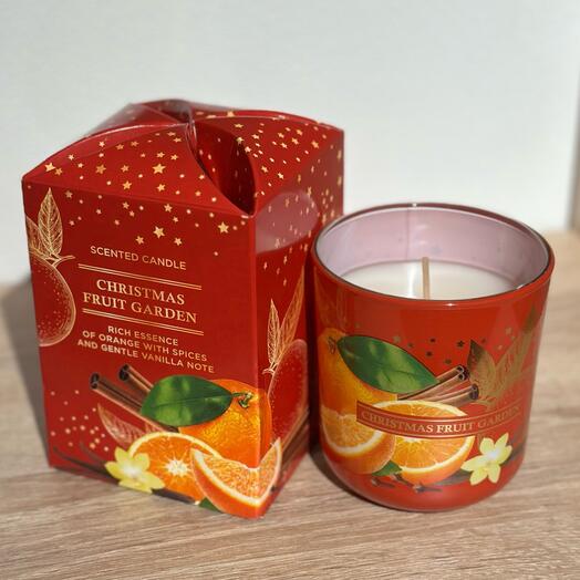 Свеча Апельсин-Корица