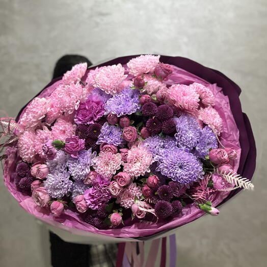 Большой, яркий букет 💜