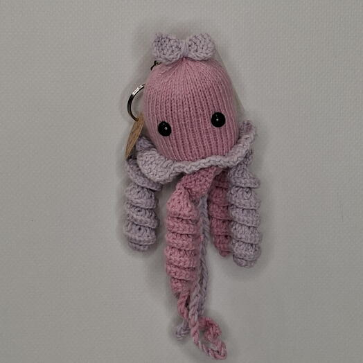 Брелок ручной работы "Осьминожка"