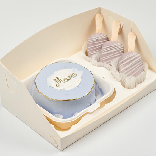 Набор бенто-торт + эскимо для мамы на 8 марта