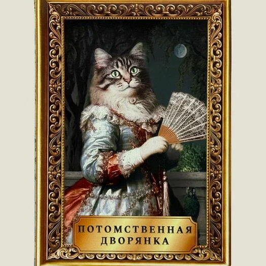 Обложка на ветеринарный паспорт Потомственная дворянка