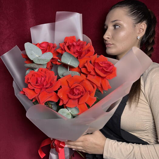 Французская Роза с эвкалиптом🥀