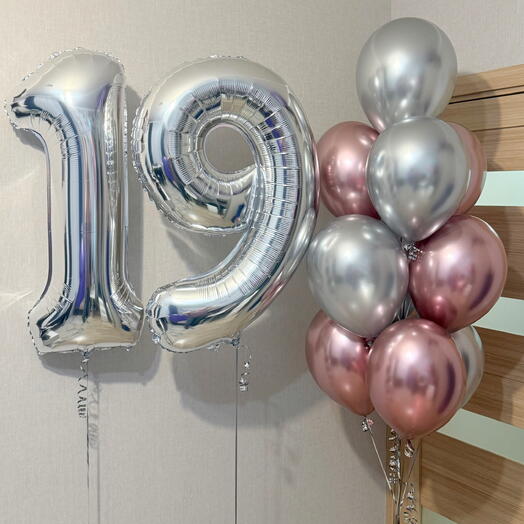 Шарики девушке на 19 лет. Воздушные гелиевые шары на день рождения подруге, сестре, дочке, жене, супруге
