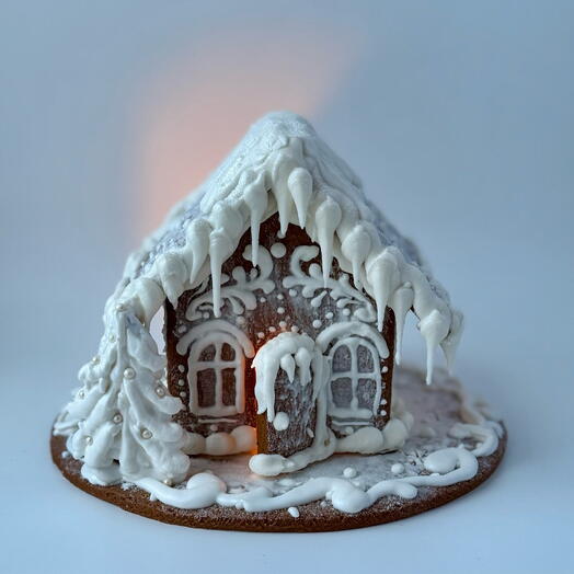 Пряничный домик с подсветкой